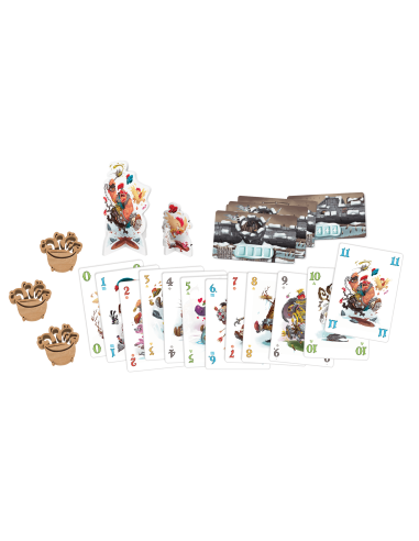 Schotten Totten 2 - Jeux de société - Jeux 2 Joueurs - contenu - matériel - cartes - pions - jetons