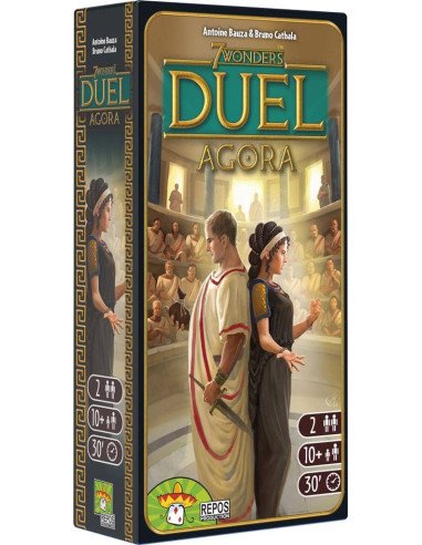 7 Wonders Duel : Agora - Jeux de société - Jeux 2 Joueurs - cover - couverture - boîte