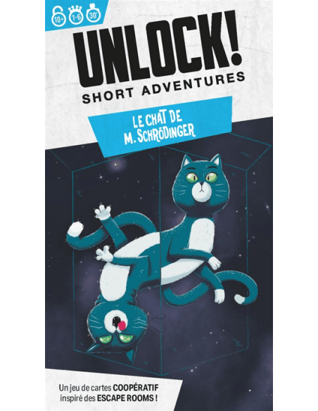 Unlock! Short Adventures : Le Chat de M. Schrödinger - Escape Game - Couverture 3