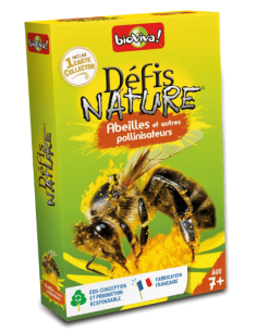 Défis Nature : Abeilles et autres pollinisateurs - Cartes à collectionner - cover - couverture - boîte