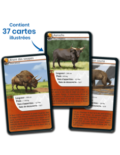Défis Nature : Animaux Préhistoriques - Cartes à collectionner - cover - couverture - boîte 2