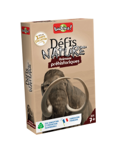 Défis Nature : Animaux Préhistoriques - Cartes à collectionner - cover - couverture - boîte