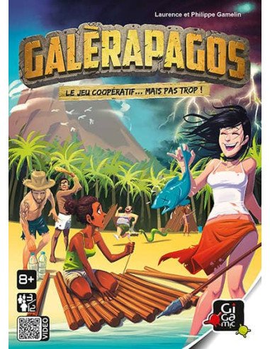 Galerapagos - Jeux d'ambiance - Jeux de Bluff - cover - couverture - boîte