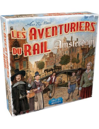 Les Aventuriers du Rail : Amsterdam - Jeux de société - Jeux Familiaux - cover - couverture - boîte