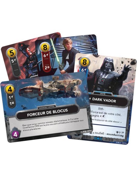Star Wars : The Deck Building Game - Jeux de société - Jeux Initiés - contenu - matériel -cartes - visuel