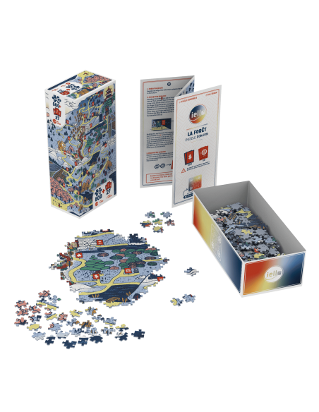 Puzzle Play Donjon : Forêt - cover - couverture - boîte  - contenu - matériel -visuel Puzzle Play Donjon : Forêt - cover - couverture - boîte  - contenu - matériel -visuel