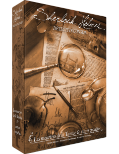 Sherlock Holmes Détective Conseil : Meurtres de la Tamise - Jeux de société - Jeux d'Enquêtes - cover - couverture - boîte