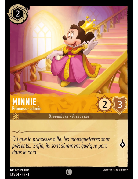 S1 - 013/204 - Minnie Mouse : Princesse bien-aimée - Disney Lorcana - Série 1