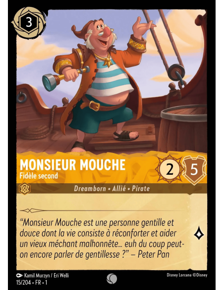 S1 - 015/204 - Monsieur Mouche : Fidèle second - Disney Lorcana - Série 1