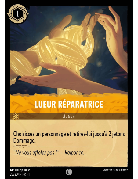 S1 - 028/204 - Lueur réparatrice - Disney Lorcana - Série 1