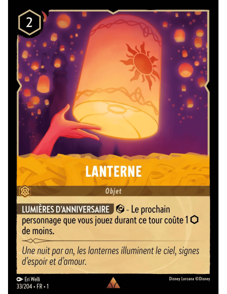 S1 - 033/204 - Lanterne - Disney Lorcana - Série 1