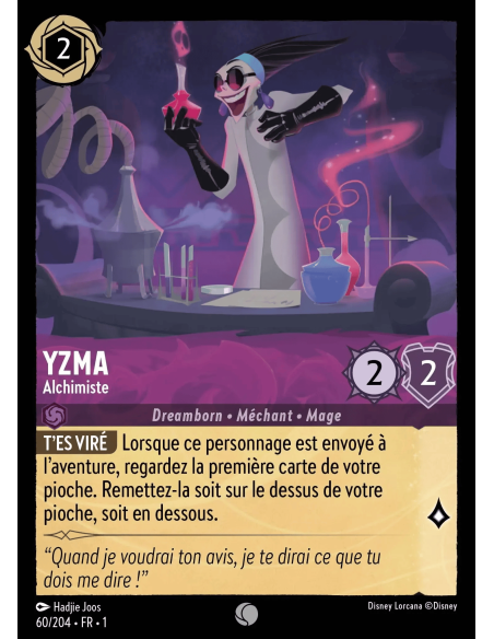 S1 - 060/204 - Yzma : Alchimiste - Disney Lorcana - Série 1