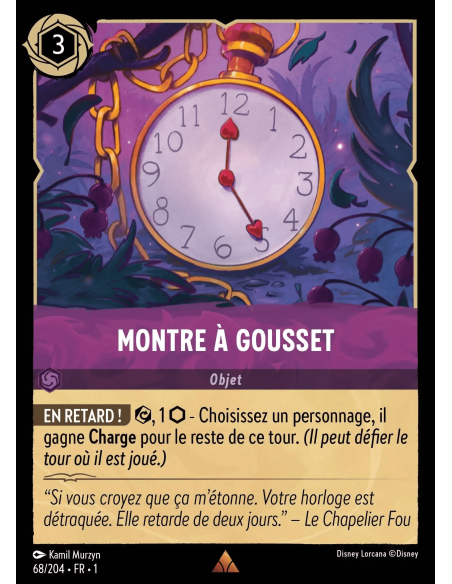 S1 - 068/204 - Montre à gousset - Disney Lorcana - Série 1