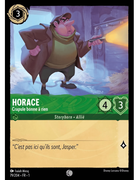 S1 - 079/204 - Horace : Crapule bonne à rien - Disney Lorcana - Série 1