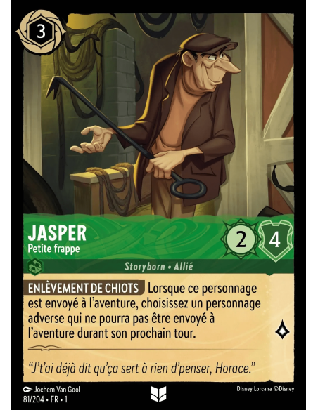 S1 - 081/204 - Jasper : Petite frappe - Disney Lorcana - Série 1