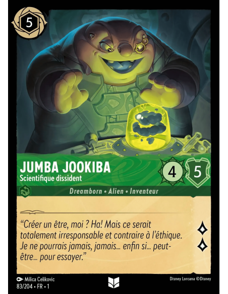 S1 - 083/204 - Jumba Jookiba : Scientifique dissident - Disney Lorcana - Série 1