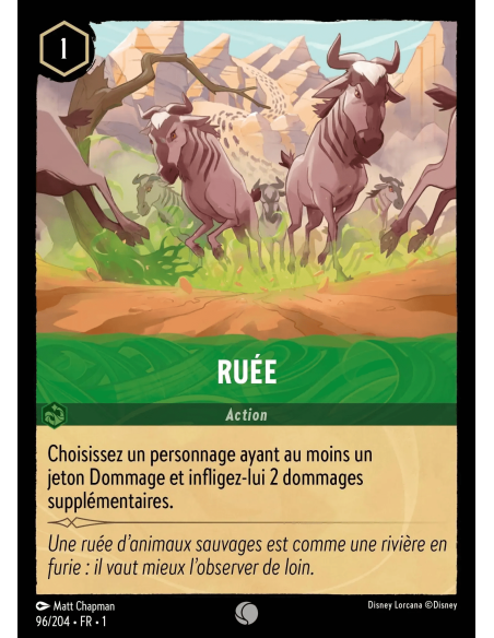 S1 - 096/204 - Ruée - Disney Lorcana - Série 1
