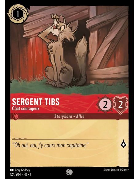 S1 - 124/204 - Sergent Tibs - Disney Lorcana - Série 1