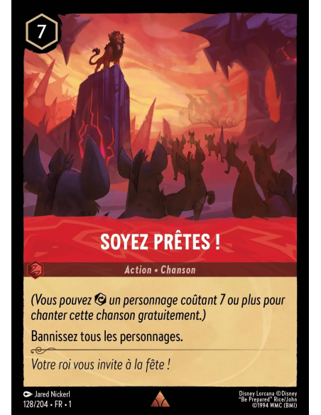 S1 - 128/204 - Soyez prêtes ! - Disney Lorcana - Série 1