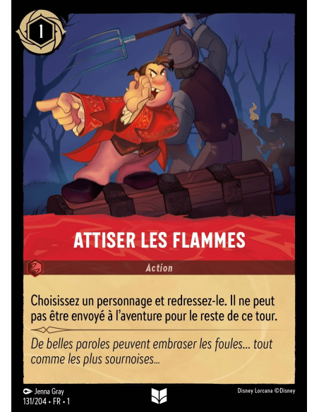 S1 - 131/204 - Attiser les flammes - Disney Lorcana - Série 1