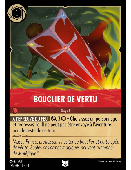 S1 - 135/204 - Bouclier de vertu - Disney Lorcana - Série 1