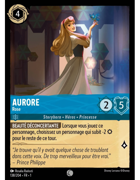 S1 - 138/204 - Aurore : Rose - Disney Lorcana - Série 1