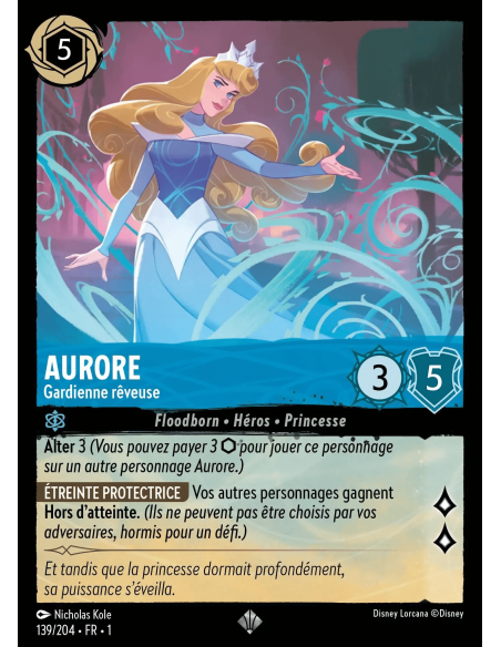 S1 - 139/204 - Aurore : Gardienne rêveuse - Disney Lorcana - Série 1