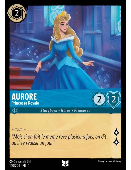 S1 - 140/204 - Aurore : Princess Royale - Disney Lorcana - Série 1
