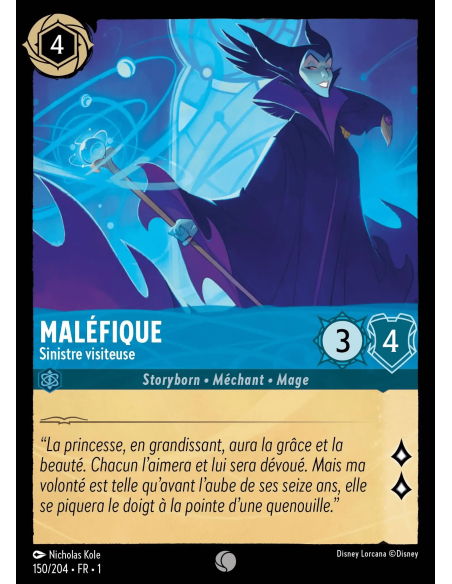 S1 - 150/204 - Maléfique : Sinistre visiteuse - Disney Lorcana - Série 1