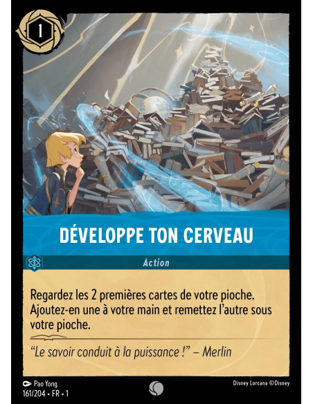 S1 - 161/204 - Développe ton cerveau - Disney Lorcana - Série 1
