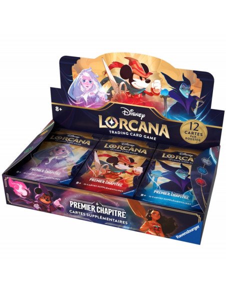 Disney Lorcana : Display 24 Boosters Premier Chapitre FR - Reprint - Lorcana Chapitre 1