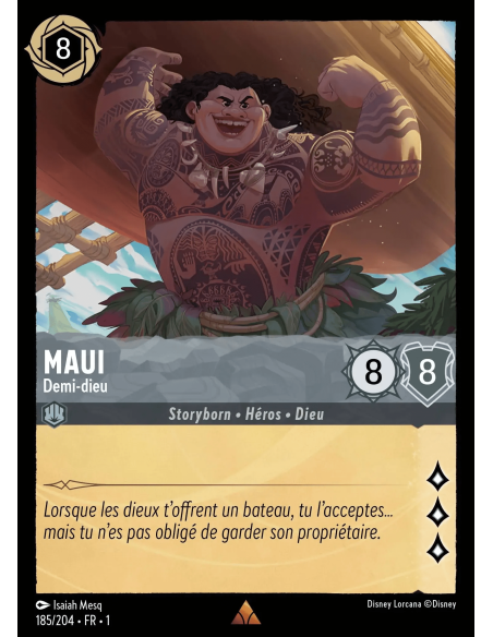 S1 - 185/204 - Maui : Demi-dieu - Disney Lorcana - Série 1