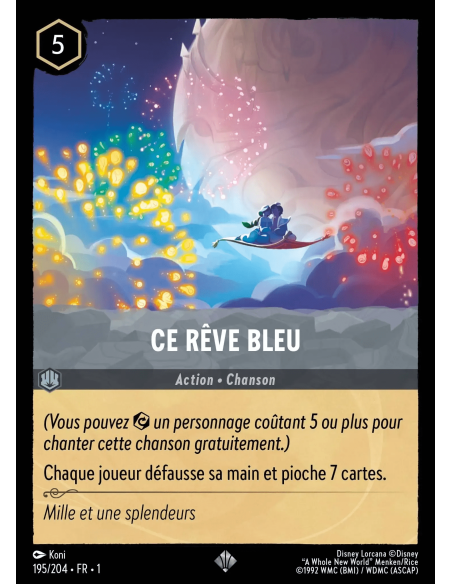 S1 - 195/204 - Ce rêve bleu - Disney Lorcana - Série 1