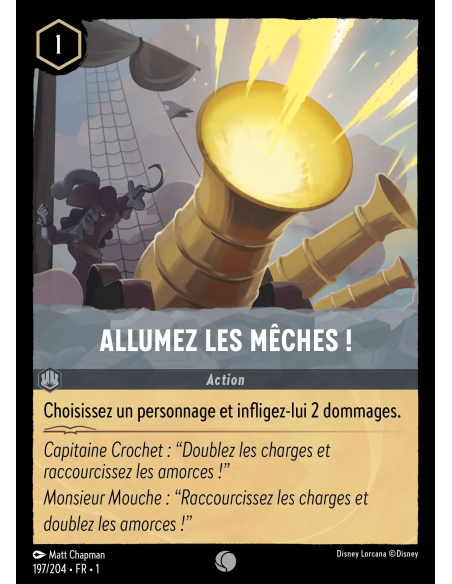 S1 - 197/204 - Allumez les mèches ! - Disney Lorcana - Série 1