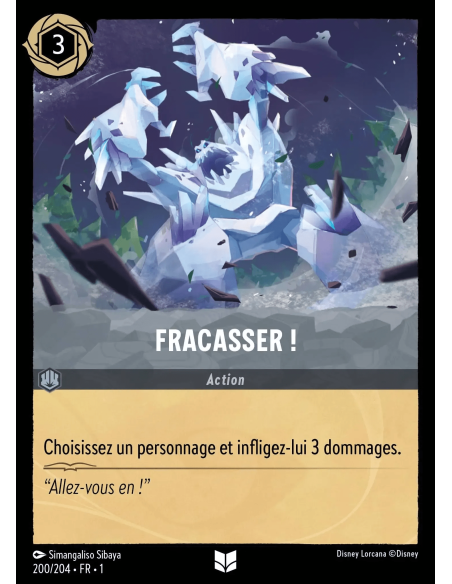S1 - 200/204 - Fracasser ! - Disney Lorcana - Série 1