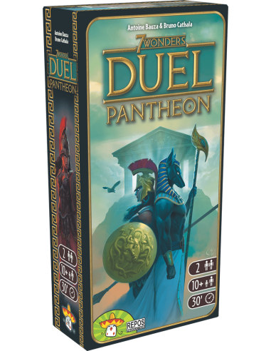 7 Wonders Duel : Panthéon (Ext.) - Jeux de société - Jeux 2 Joueurs - cover - couverture - boîte