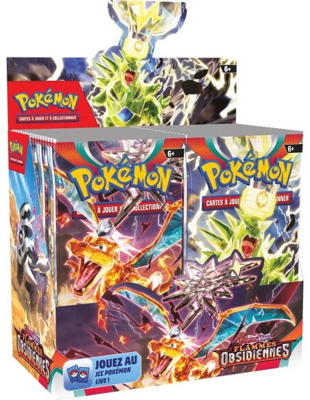 Pokémon EV03 : Display Flammes Obsidiennes - Cartes Pokémon