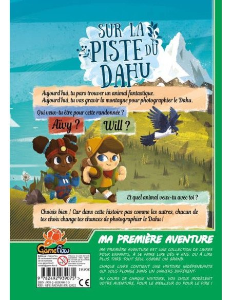 Ma Première Aventure : Sur la Piste du Dahu (Version Longue) - Jeux Enfants - Jeux 4 ans - dos