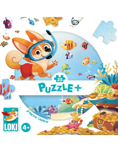 Puzzle 4 ans - Loki fait de la plongée - Boite 2
