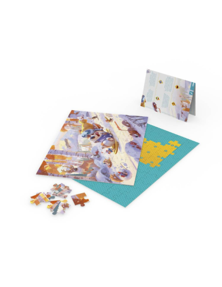 Puzzle 5 ans - Loki fait de la luge - Matériel