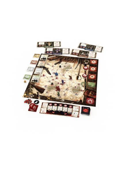 La Bête - Jeux de société - Jeux Initiés - contenu - matériel - plateau - cartes - pions