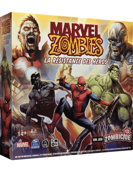 Marvel Zombies : La Résistance des Héros - Jeux de figurines - Jeux Experts - cover - couverture - boîte