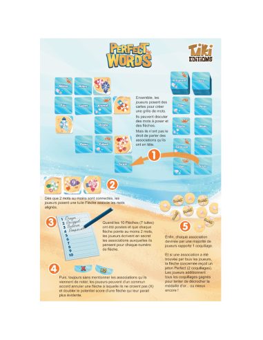 Perfect Words - Jeux de société - Jeux Familiaux - dos de la boîte