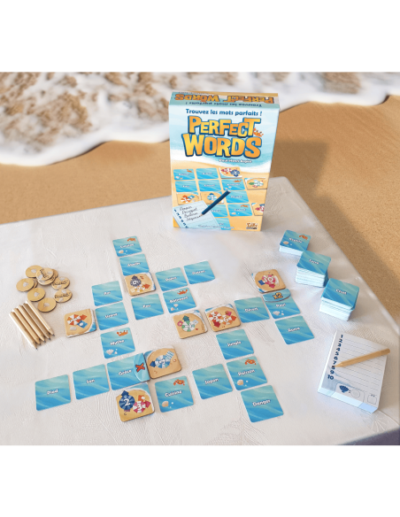 Perfect Words - Jeux de société - Jeux Familiaux - cover - couverture - boîte - contenu - matériel - tuiles