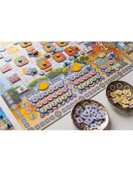 Barcelona - Jeux de société - Jeux Initiés - contenu - matériel - pions - jetons