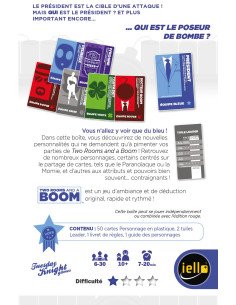 Two Room and A Boom (Bleu) - Jeux de société - Jeux Initiés - cover - couverture - boîte 2