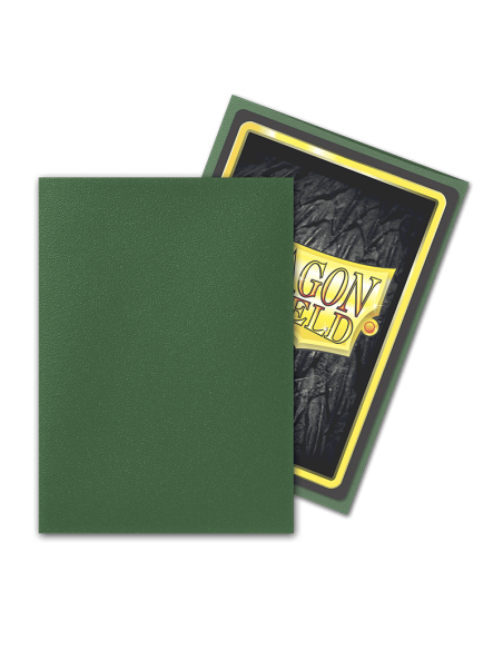 Dragon Shield - Standard Sleeves - Matte Forest Green (x100)