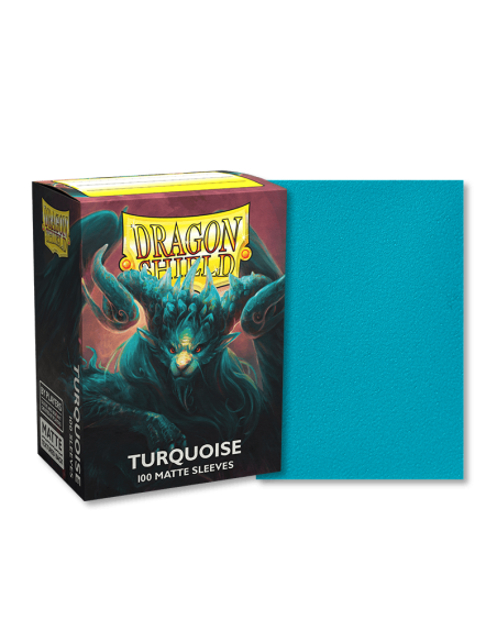 Dragon Shield - Standard Sleeves - Matte Turquoise (x100)