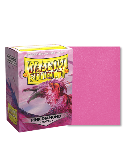 Dragon Shield - Standard Sleeves - Matte Pink Diamond (x100)