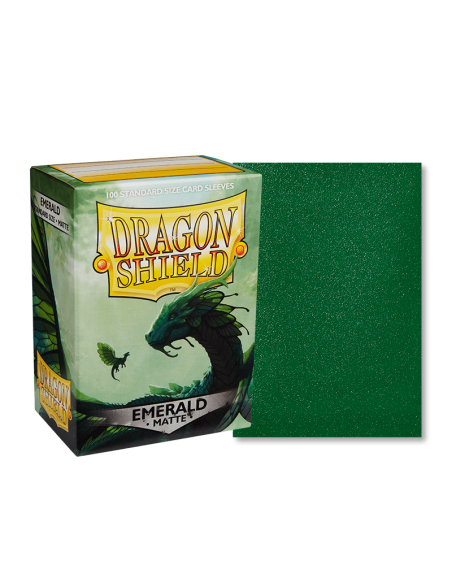 Dragon Shield - Standard Sleeves - Matte Emerald (x100)